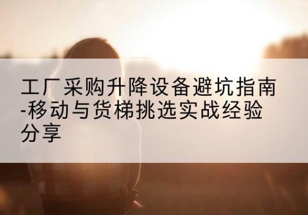 北碚区移动式升降机怎么选-工厂采购升降设备避坑指南-移动与货梯挑选实战经验分享